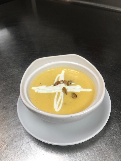 SmokeSho Cinnamon Chipotle Roasted Butternut Squash Soup Recipe